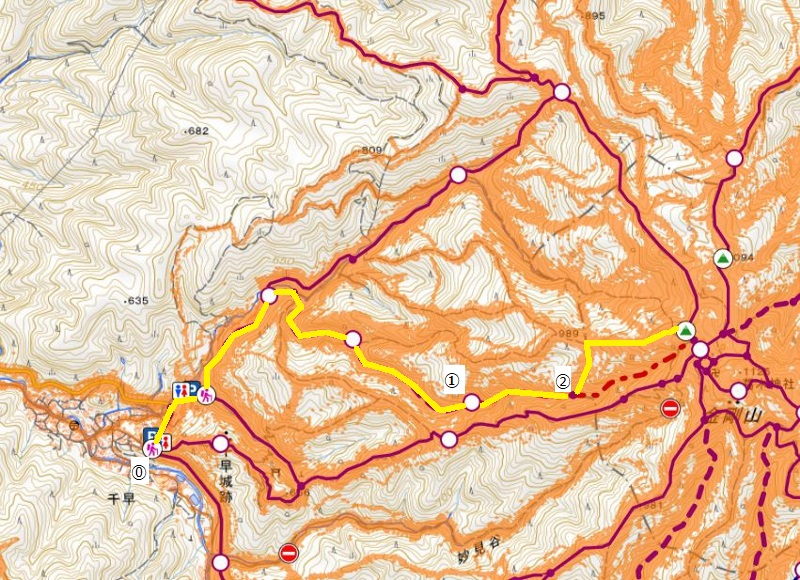 金剛山で遭難しやすいツツジオ谷ルート