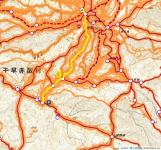 金剛山で遭難しやすい寺谷ルート