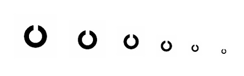 星空観望会　雨の日のアイテム　ランドルト環