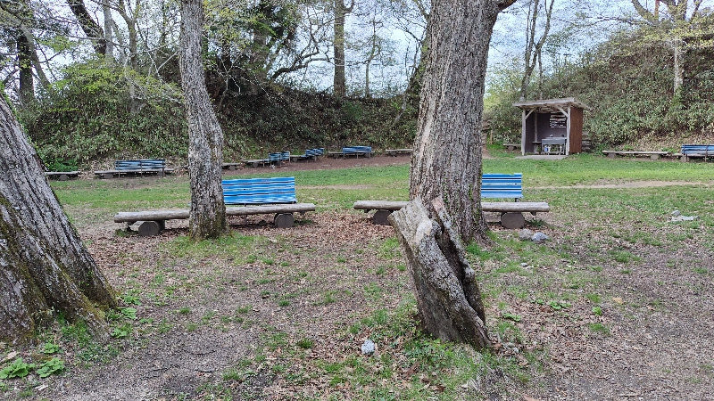 金剛山で料理できる場所(国見広場下)