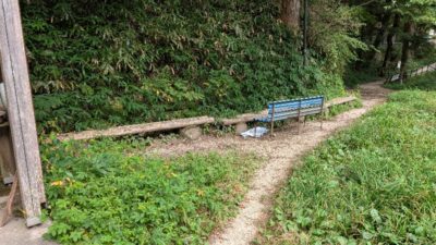 金剛山で料理できる場所（国見広場下）