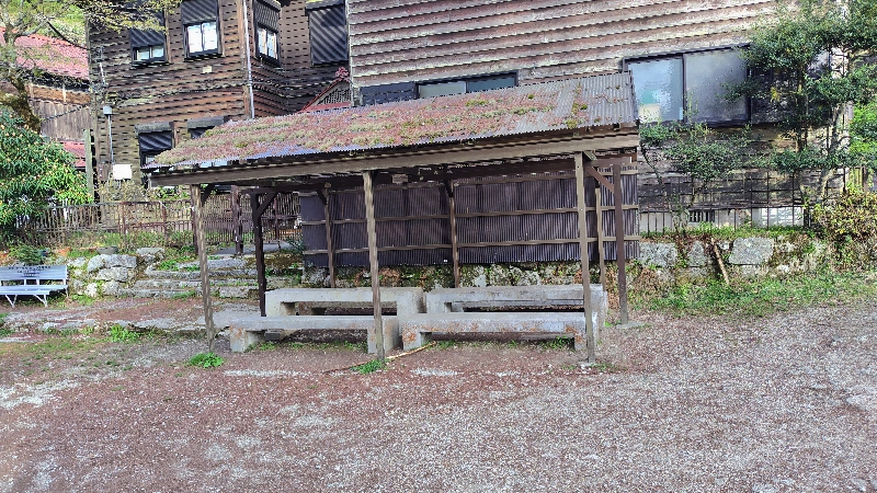 金剛山で料理できる場所(売店前)