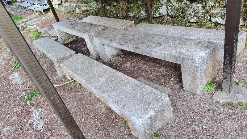 金剛山で料理できる場所(売店前)