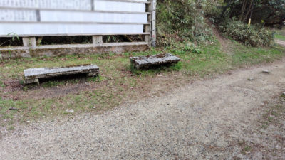 金剛山で料理できる場所（200回登拝ボート前）