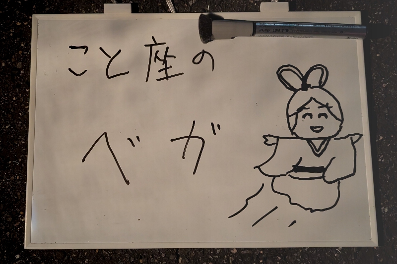 星空観望会　晴れの日アイテム　小さなホワイトボート