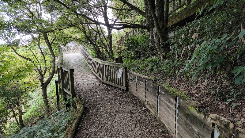 金剛山登山ルート(ロープウェイ駅舎跡)