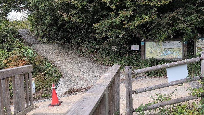 金剛山登山ルート(ロープウェイ駅舎跡)