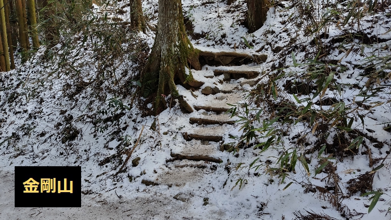 金剛山登山ルート（文殊中尾根ルート）