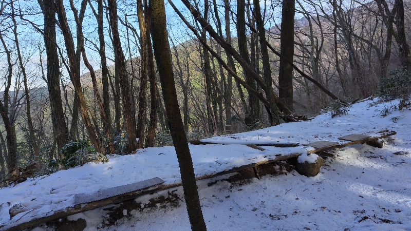 金剛山登山ルート（文殊中尾根ルート）