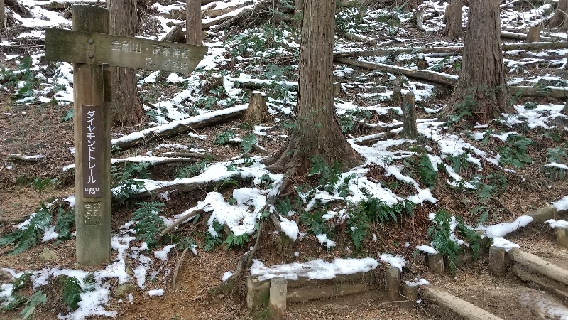 金剛山登山ルート（ダイアモンドトレール）